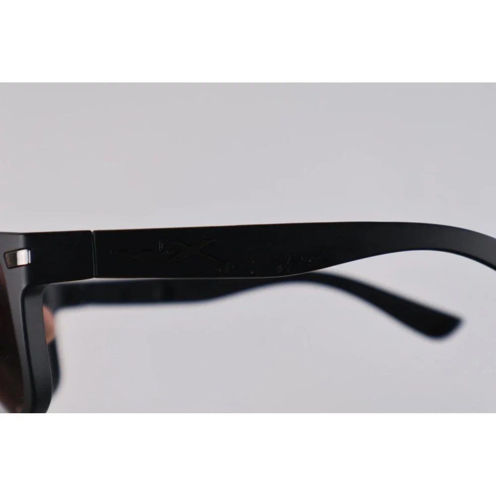 Wiley X Sunglasses Helix Matte Black Square 54mm NEW MSRP $119.95